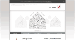 Desktop Screenshot of big-gruppe.com